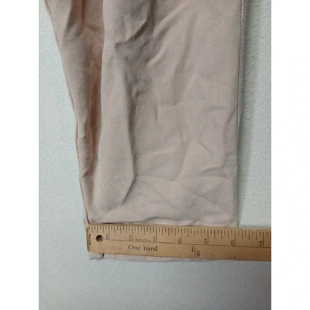 Free People Margate Pleated Trouser‎ Pants Pink paper bag cotton Straight Small
